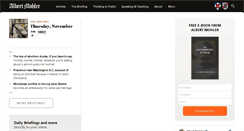 Desktop Screenshot of albertmohler.com